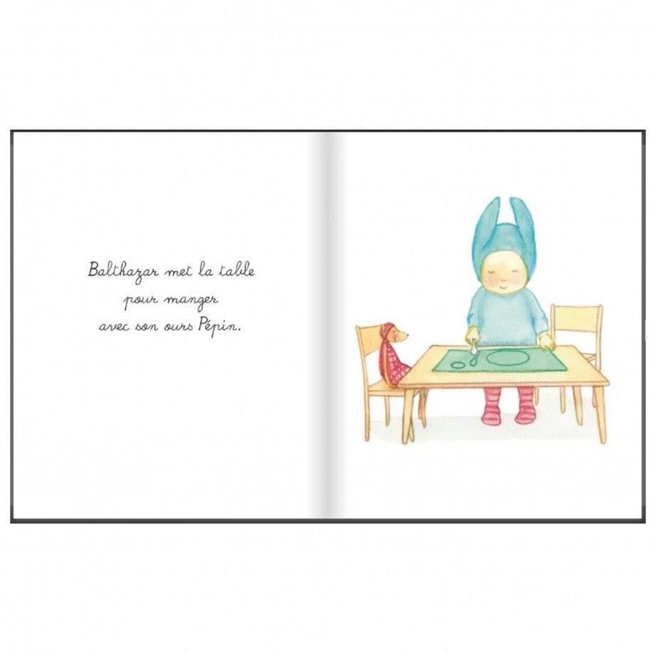 Bébé Balthazar Book - At the Table - Books 0-3 years