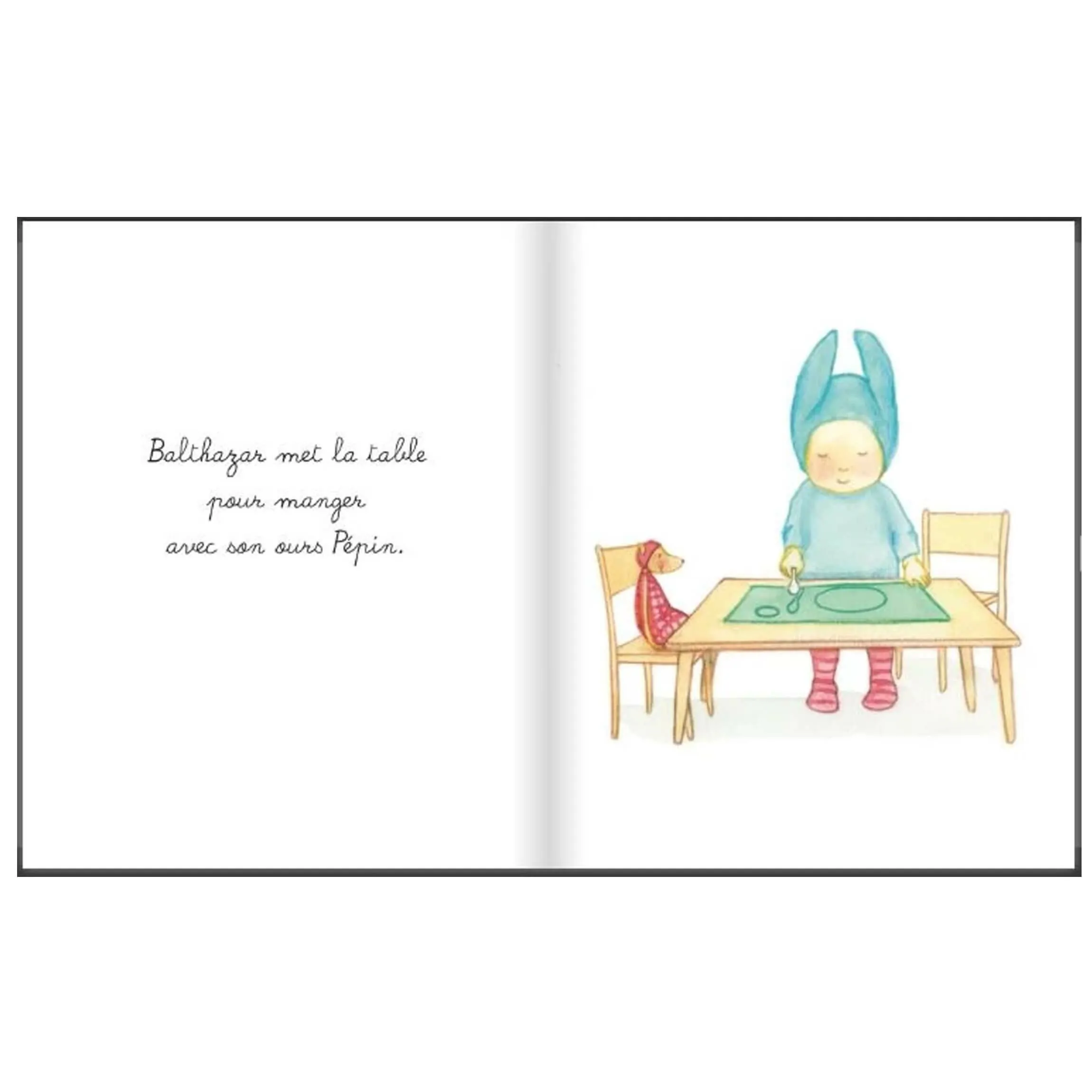 Livre Bébé Balthazar - A Table (Petit Picotin) - Image 6