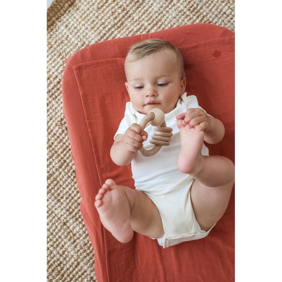 Removable plain cover for changing swaddle, customizable