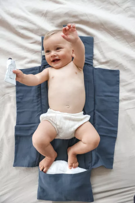 personalized portable baby swaddle mat