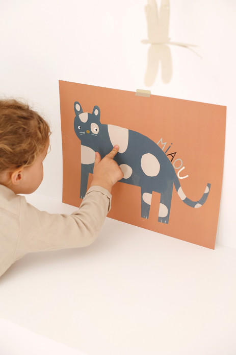 bonito póster decorativo para habitación infantil