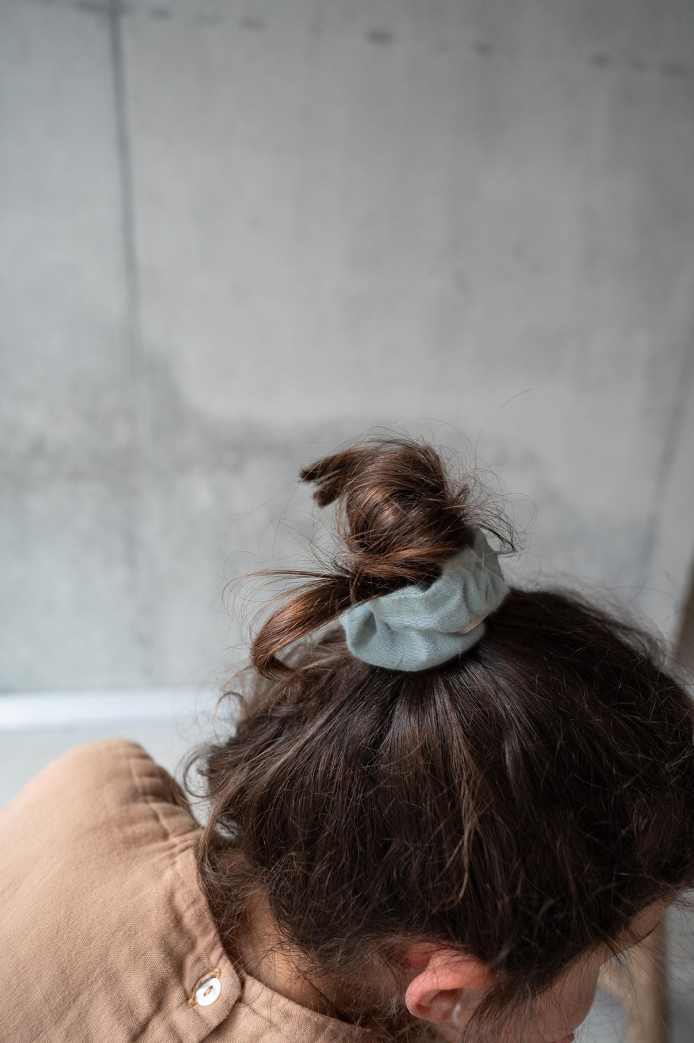 Girl's hair scrunchie