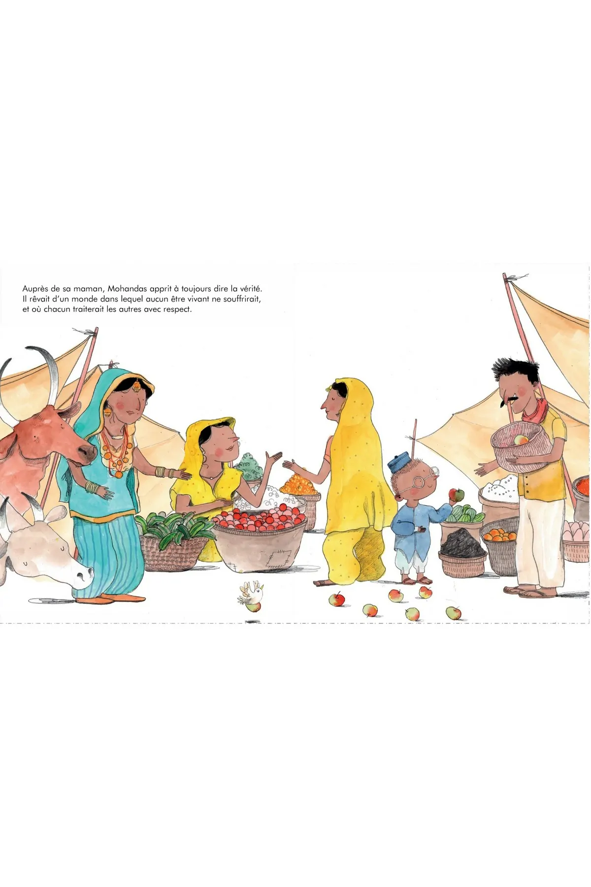 Libro Mahatma Gandhi - Libros 3-8 años