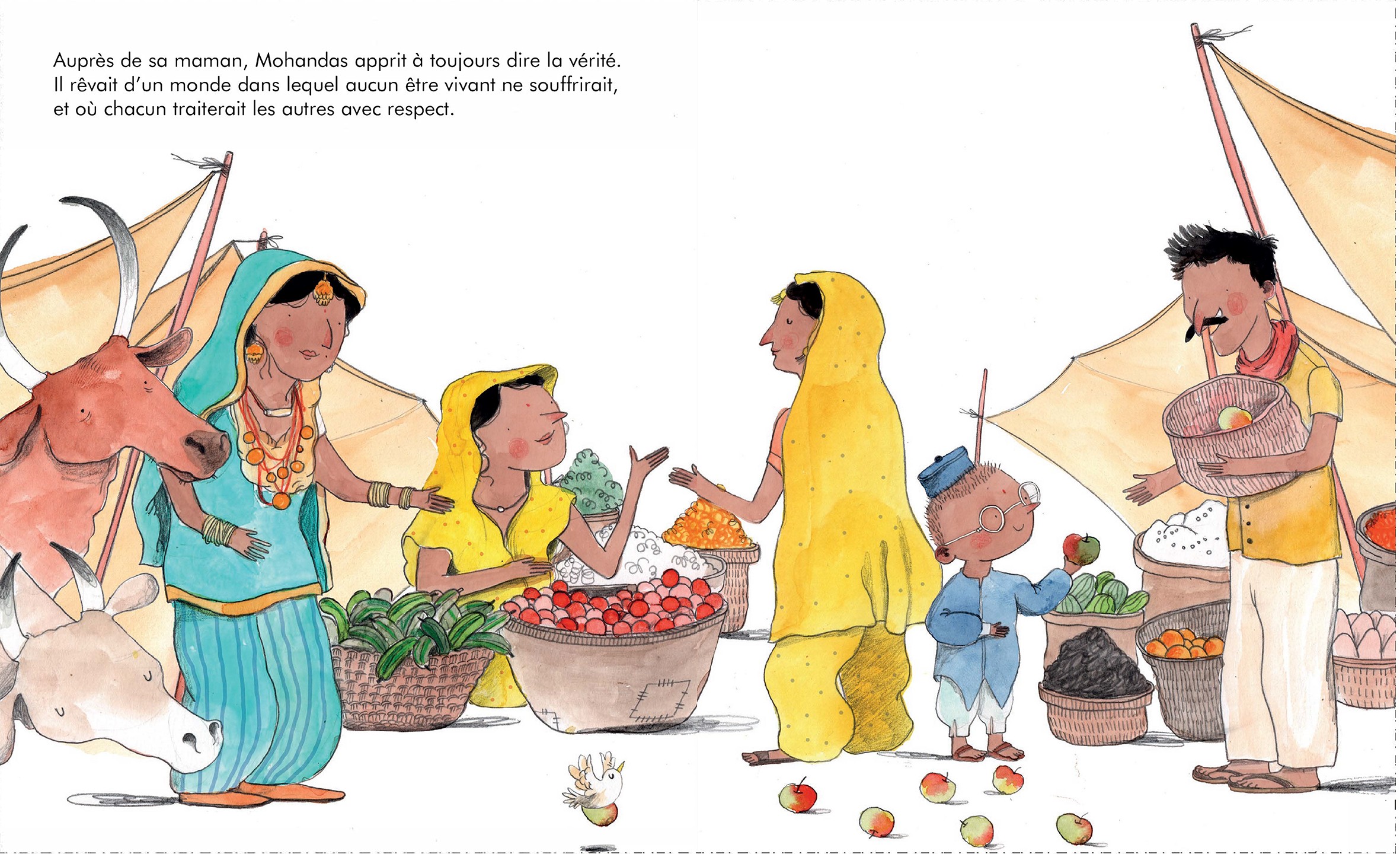 Libro Mahatma Gandhi - Libros 3-8 años