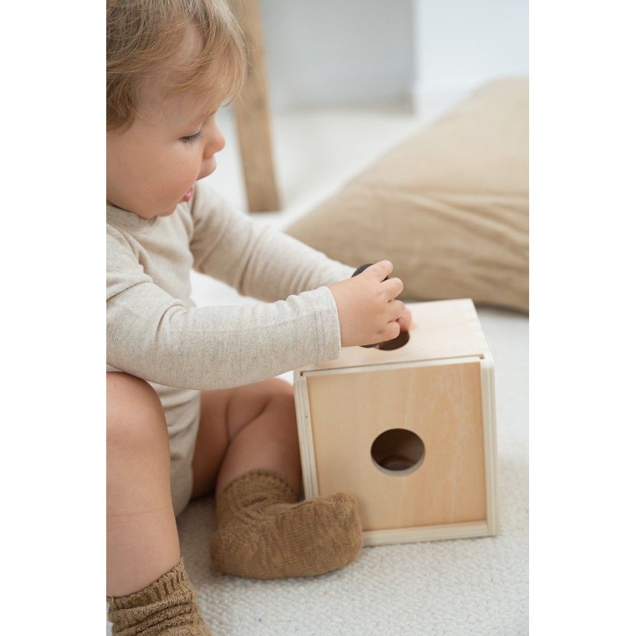 Cubo clasificador de formas - Juguetes de madera