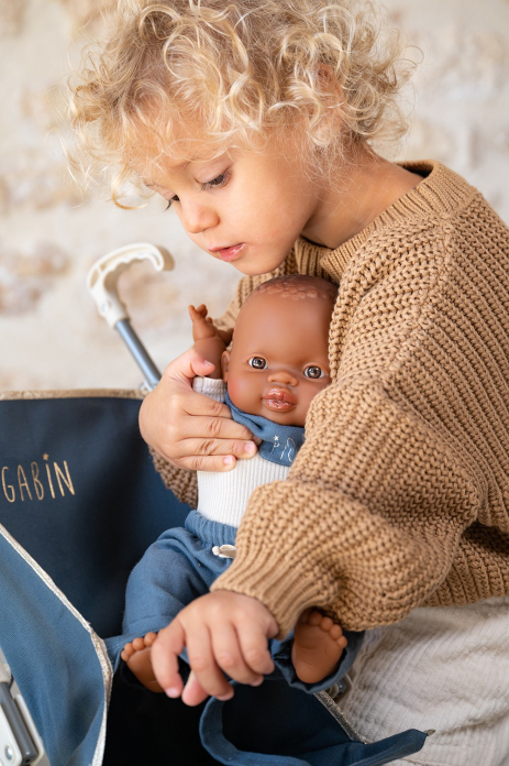 children's solid-colored and personalized stroller for doll baby