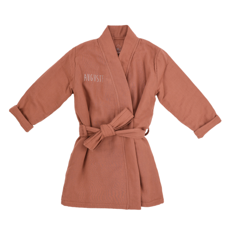 personalized cotton gauze bathrobe for children