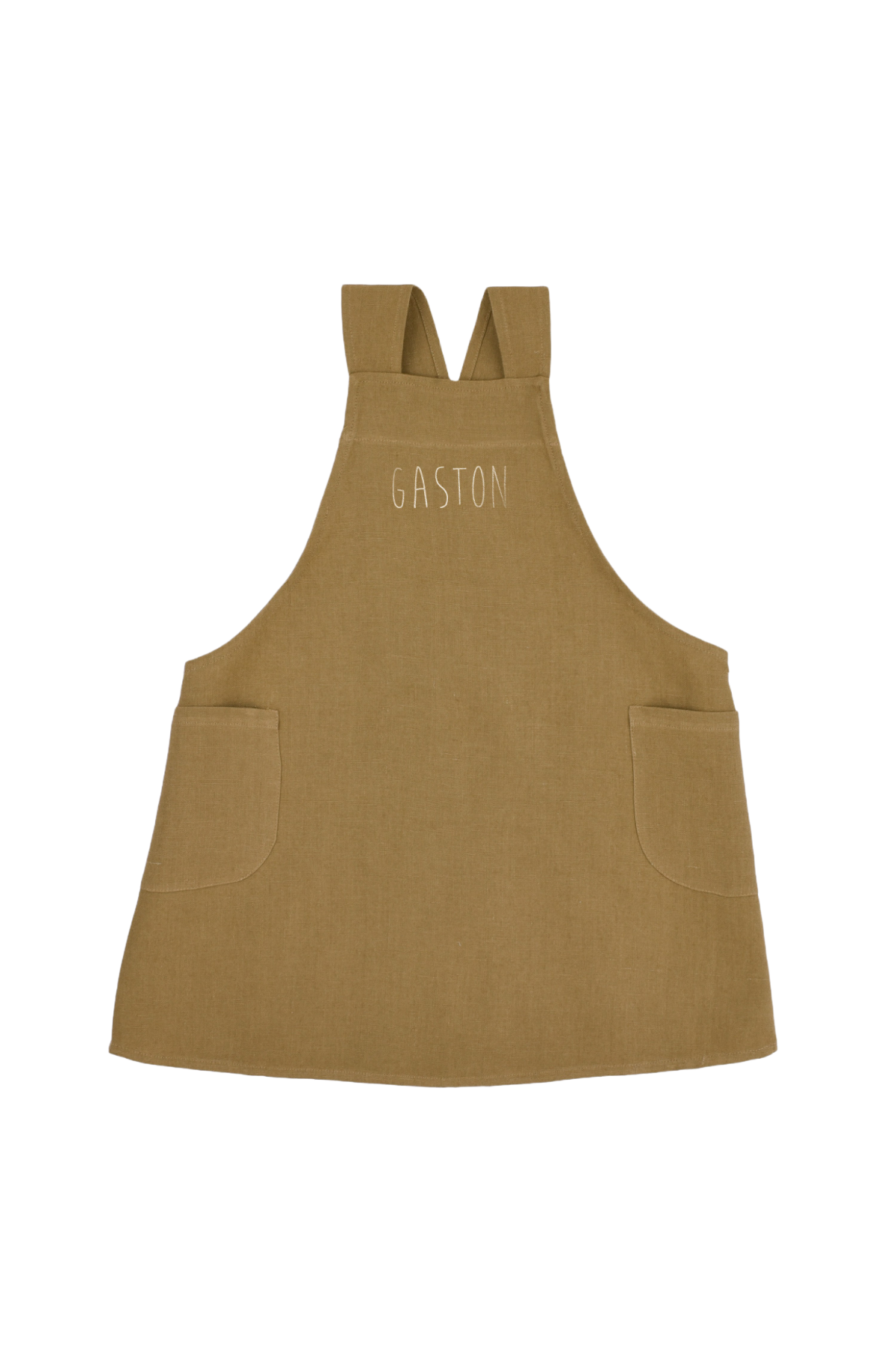 Delantal de cocina de lino para niños - liso y bonito para personalizar - delantal japonés