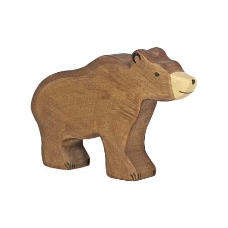 El oso - Animales de madera