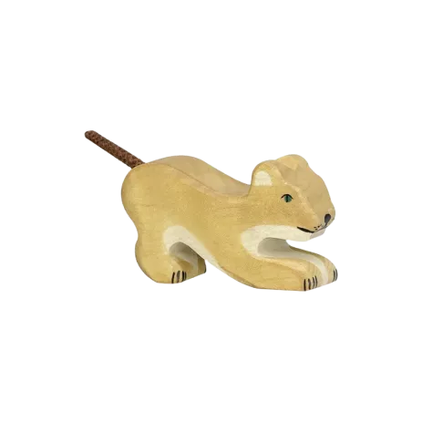 El cachorro de león - Animales de madera