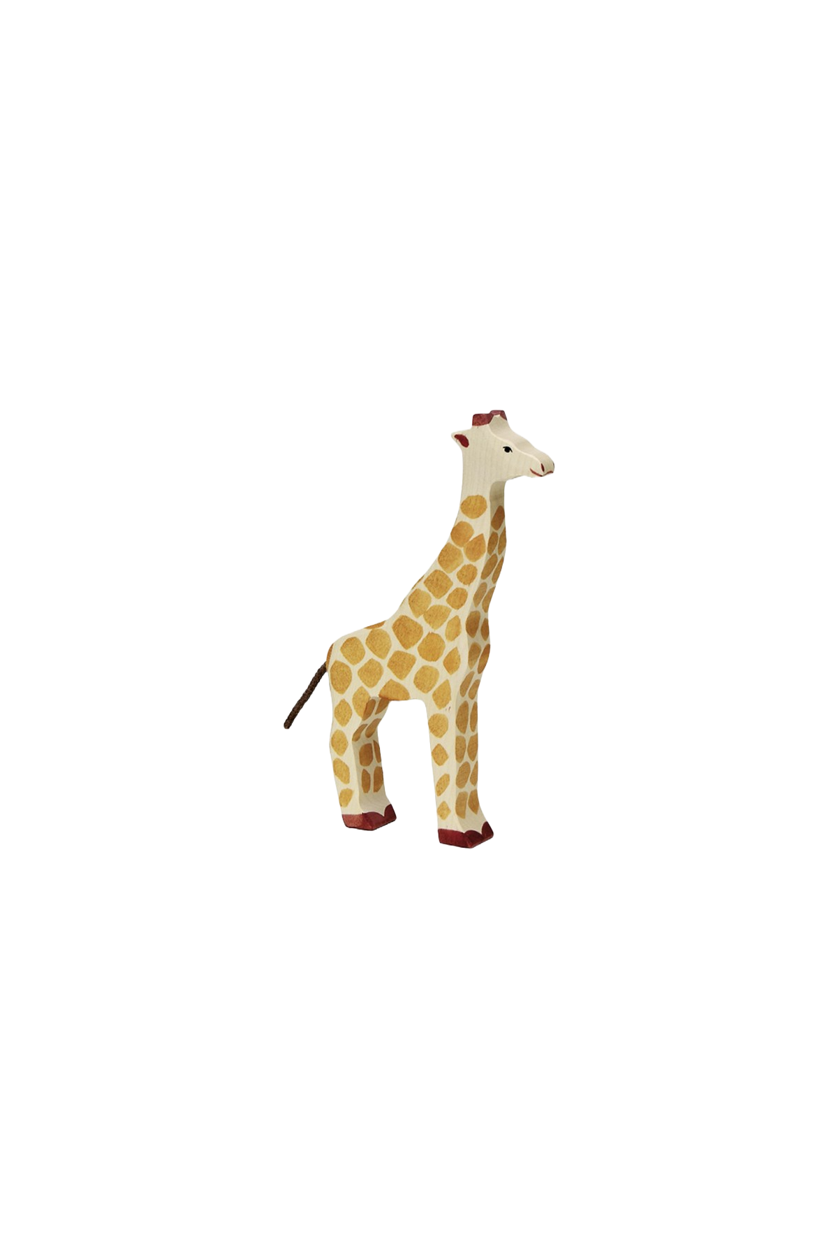 La jirafa - Animales de madera