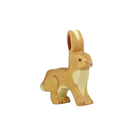 El conejo - Animales de madera