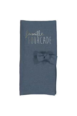 protector de libro de familia personalizado en lino - idea de regalo de boda