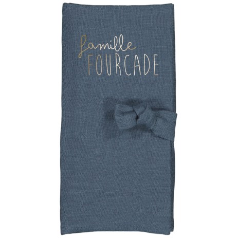 protector de libro de familia personalizado en lino - idea de regalo de boda