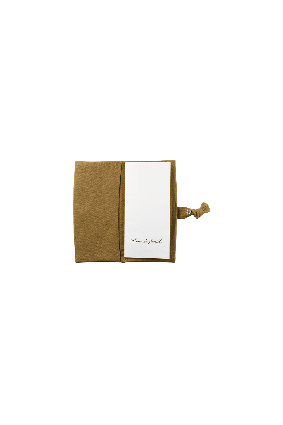 protector de libro de familia personalizado en lino - idea de regalo de boda