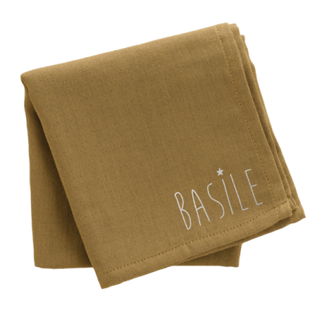 small personalized cotton gauze swaddle