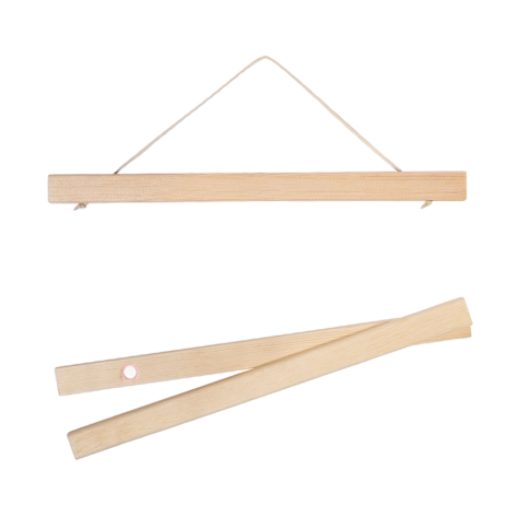 soporte de madera para carteles - colgador de póster