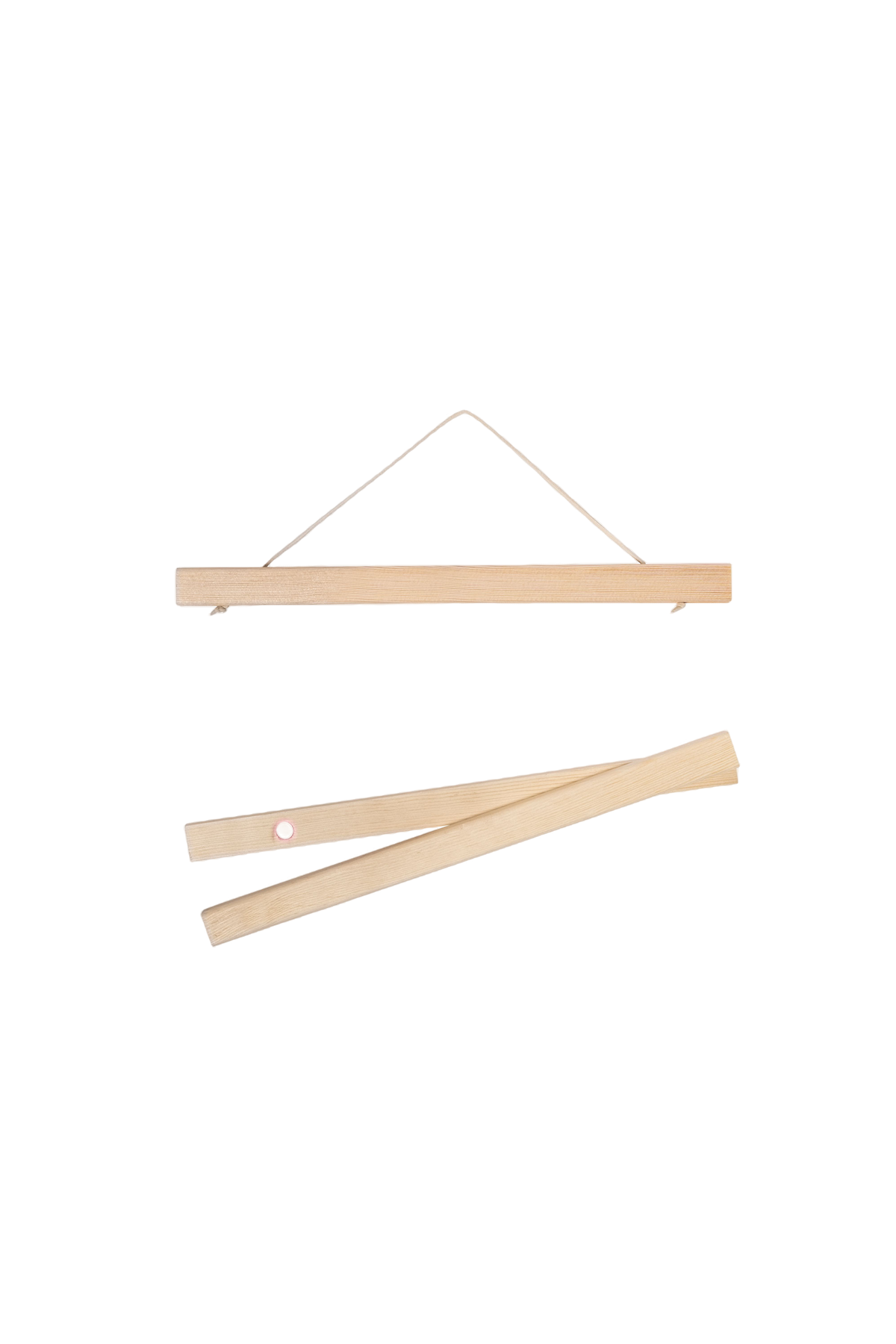 soporte de madera para carteles - colgador de póster