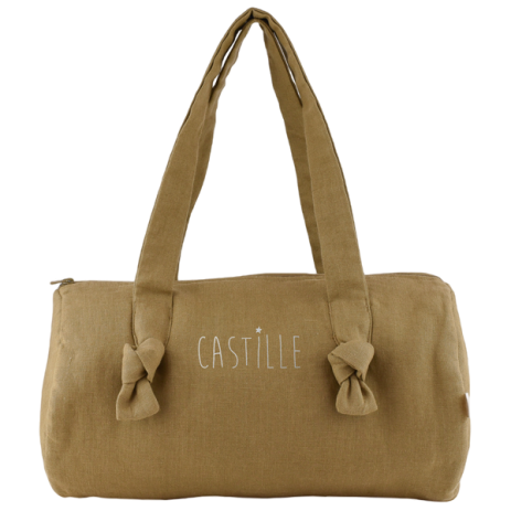 bolso bowling de lino personalizado para bebé