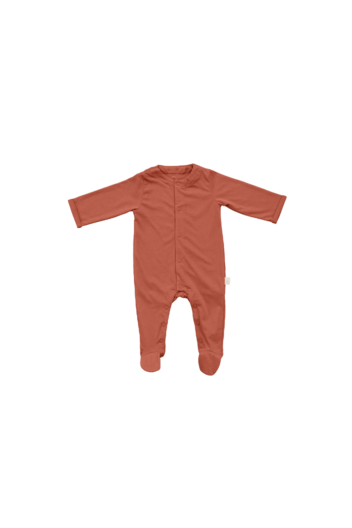 joli pyjama uni en jersey de coton bio pour bébé avec boutons pressions