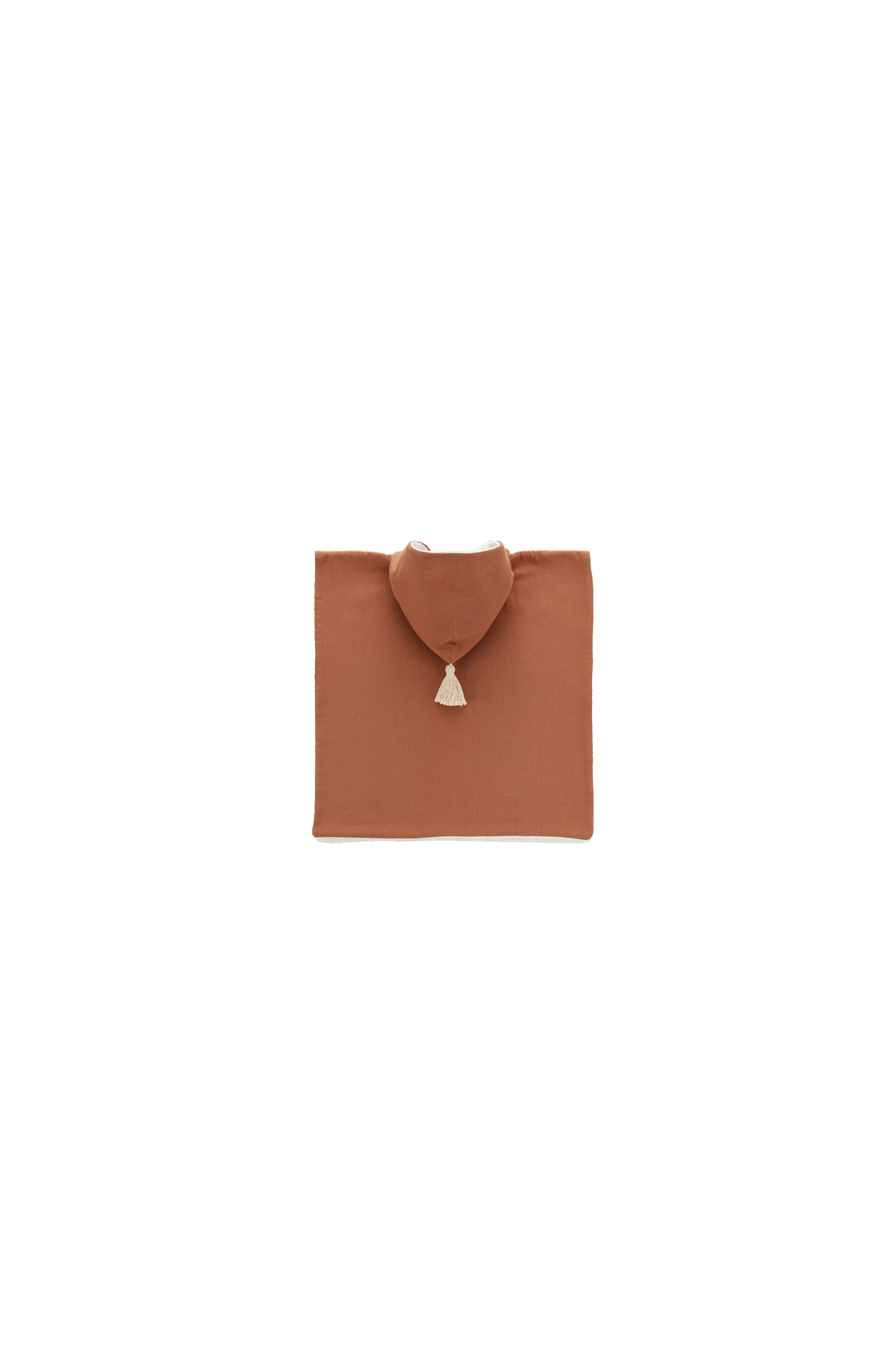 personalized plain cotton swaddle poncho for children