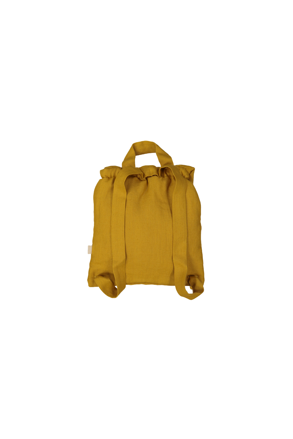 Pequeña mochila de lino personalizada para bebé, un regalo de nacimiento personalizado