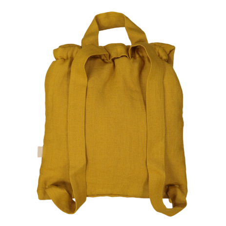 small personalized linen backpack baby personalized birth gift