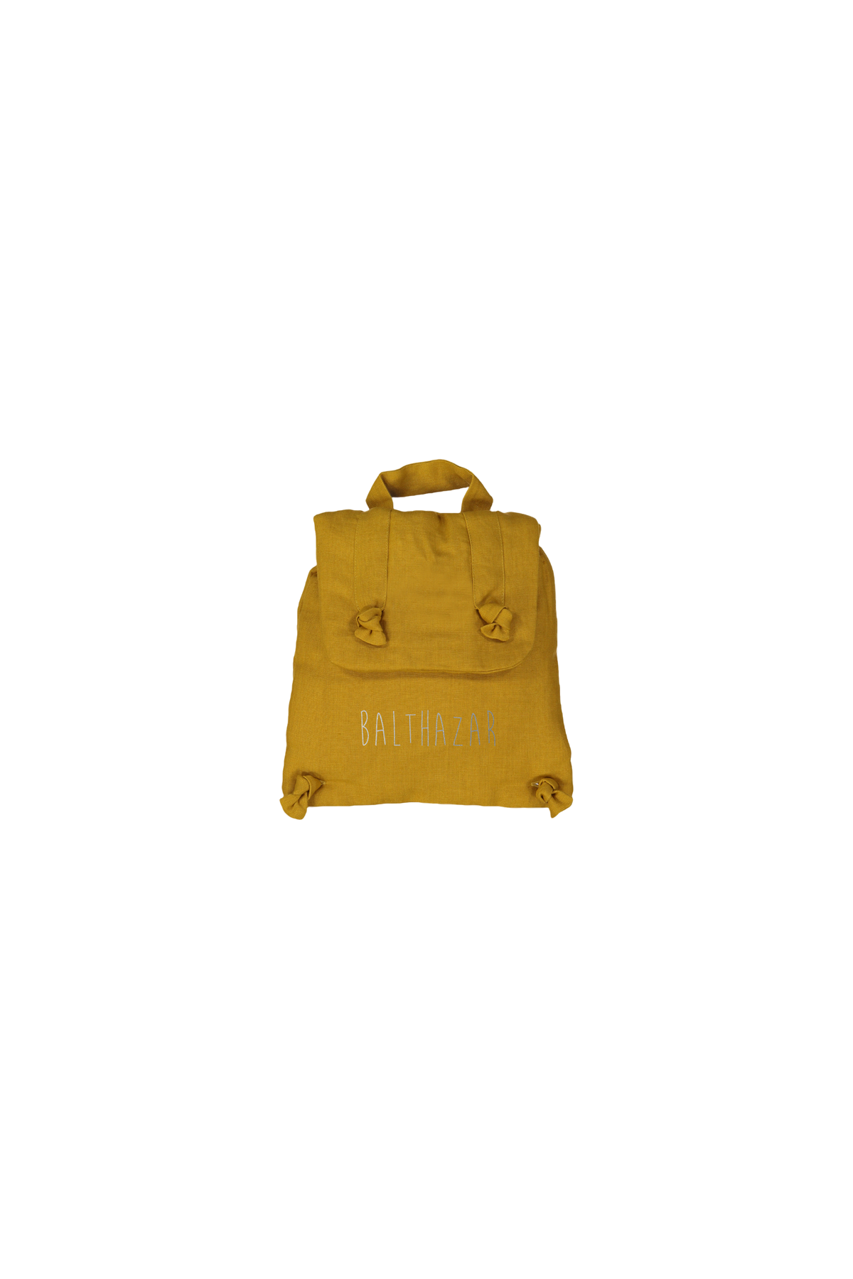 petit sac à dos en lin personnalisé bébé cadeau de naissance personnalisé