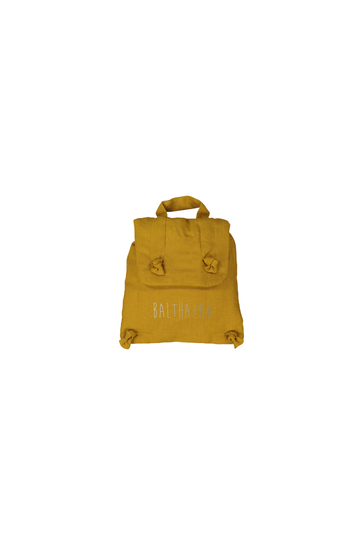 small personalized linen backpack baby personalized birth gift