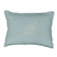 Personalised washed linen cushion