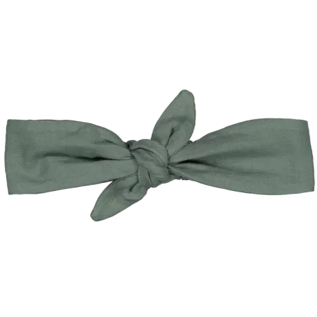 joli bandeau avec noeud uni et ajustable en gaze de coton pour bébé et petite fille