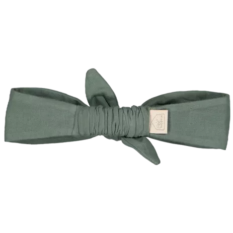joli bandeau avec noeud uni et ajustable en gaze de coton pour bébé et petite fille