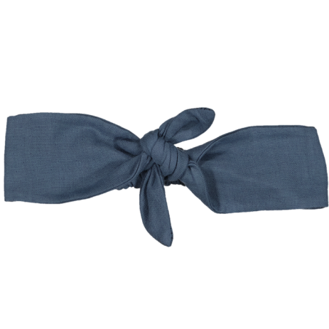 bonita diadema con lazo liso y ajustable de gasa de algodón para bebé y niña pequeña