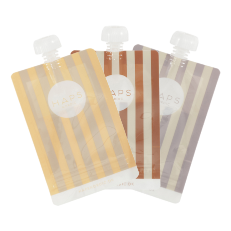 washable and reusable baby food pouch