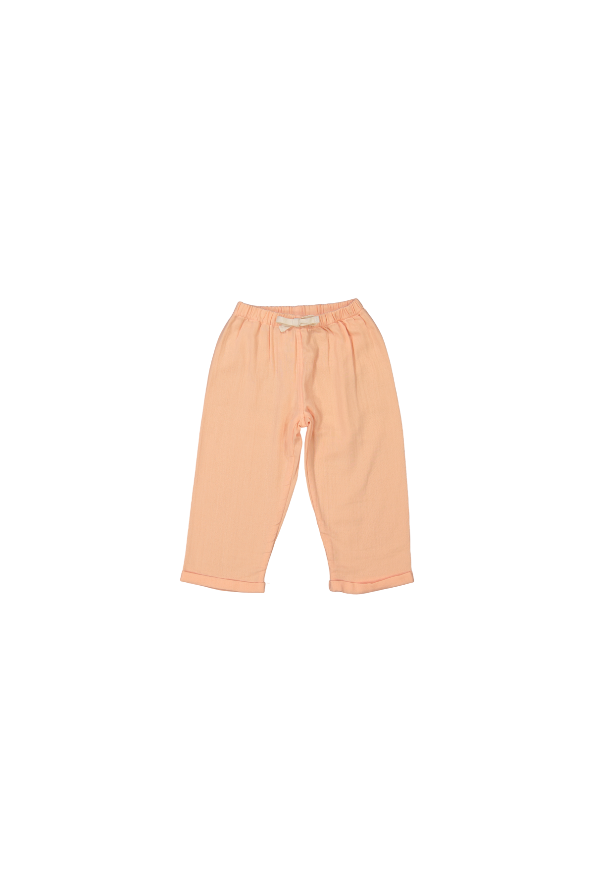 pijama infantil de dos piezas en gasa de algodón orgánico con botones de madera