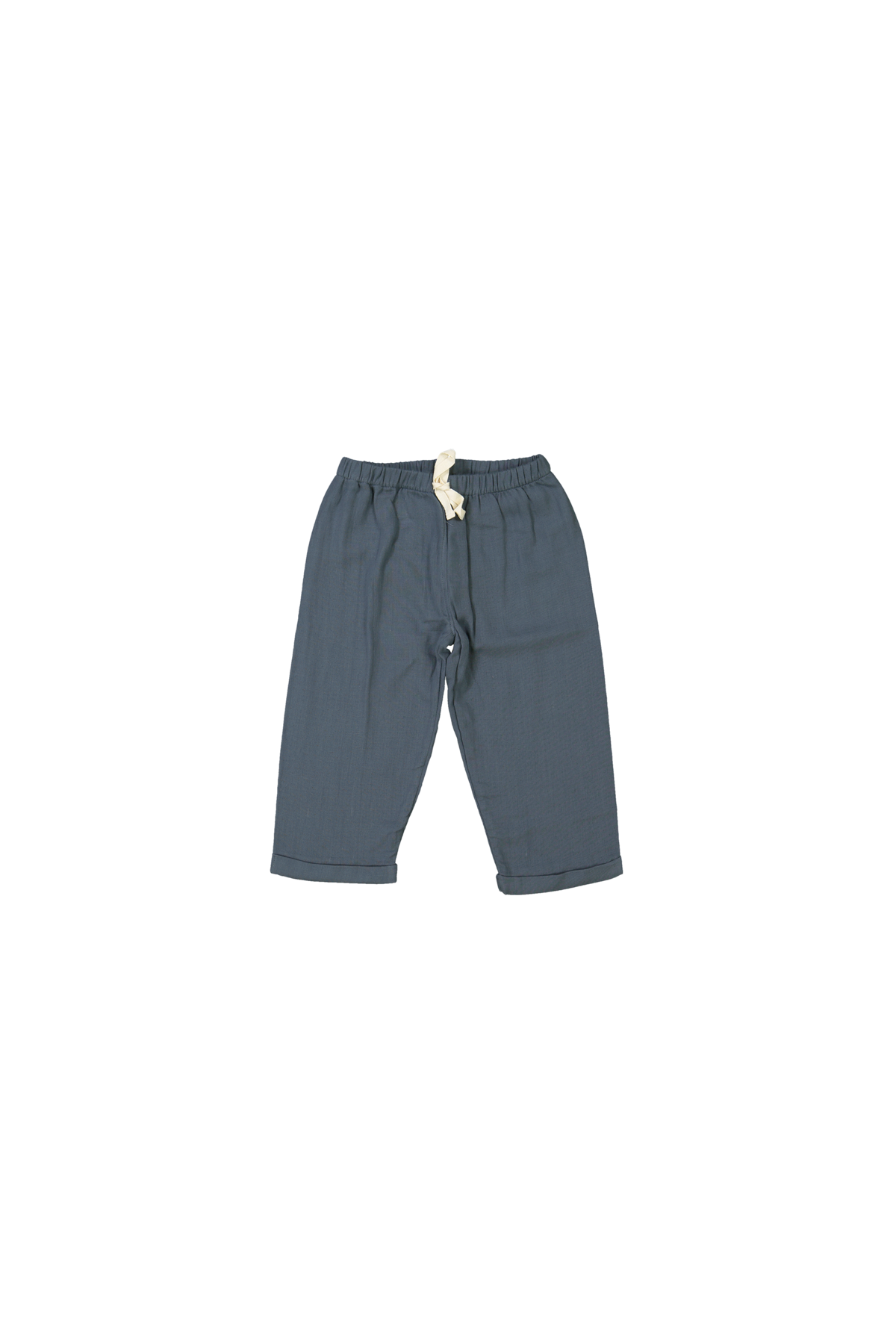 pijama infantil de dos piezas en gasa de algodón orgánico con botones de madera