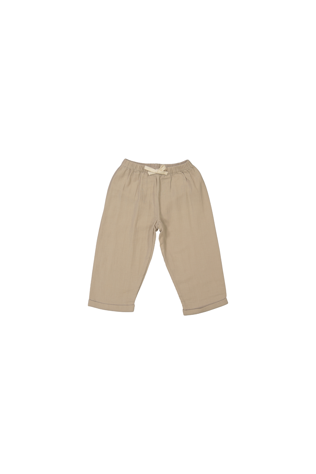 pijama infantil de dos piezas en gasa de algodón orgánico con botones de madera