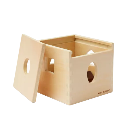 Cubo clasificador de formas - Juguetes de madera