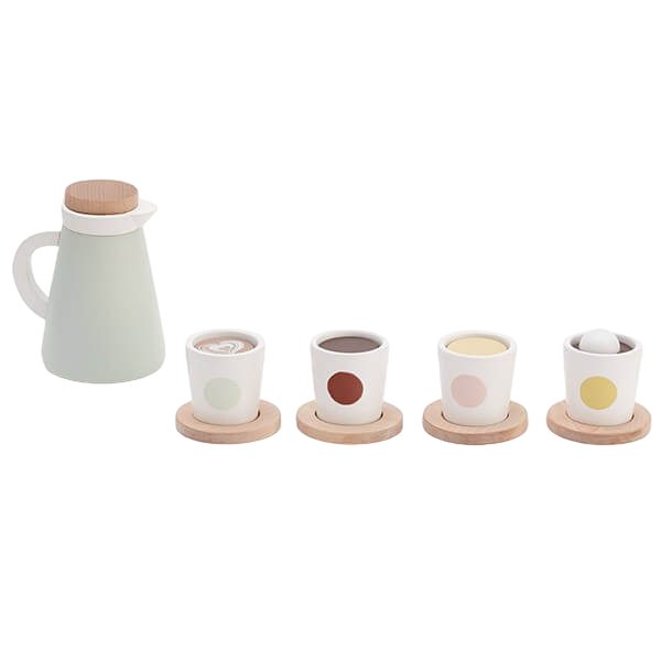 Coffee set with 4 cups