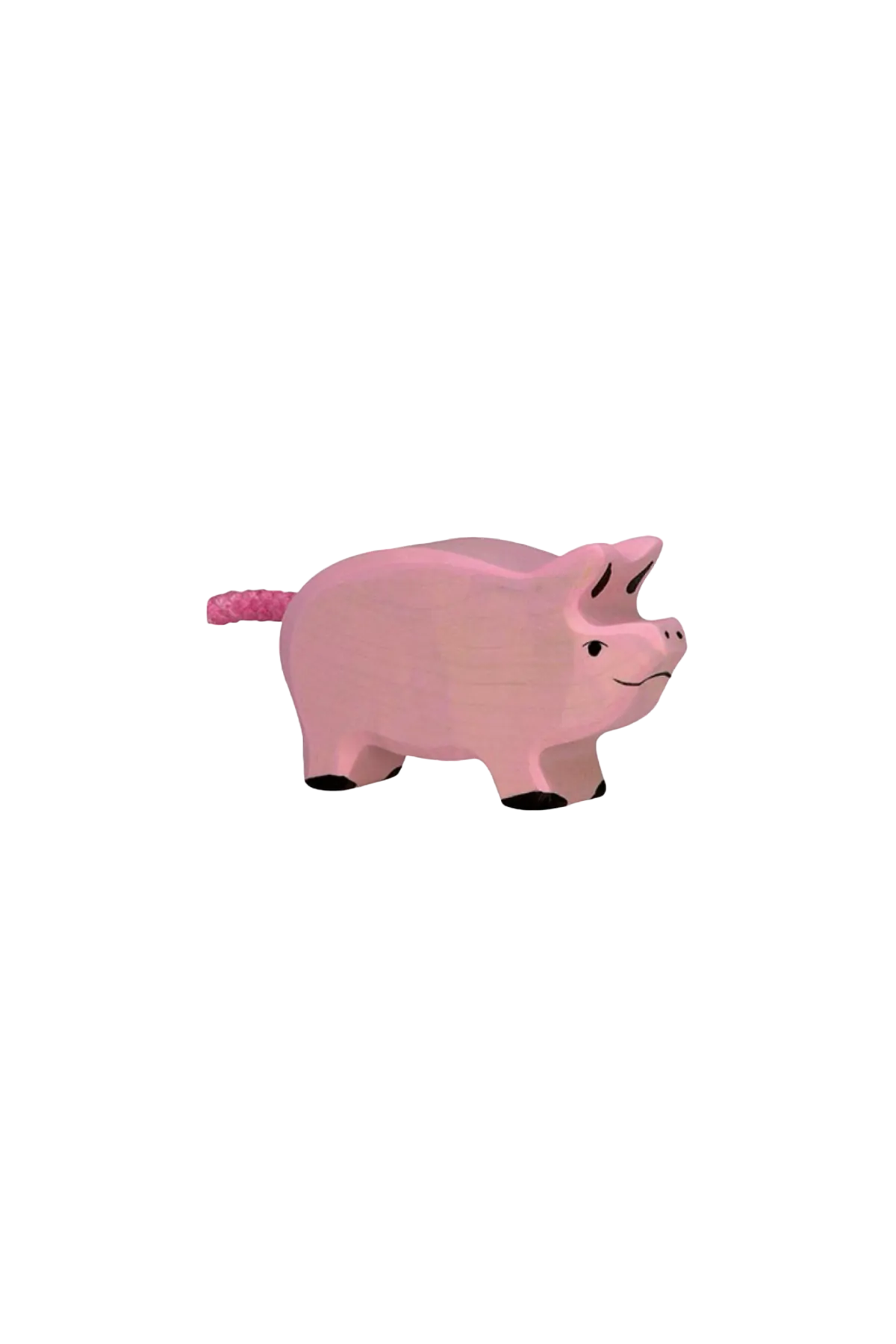 El cerdito - Animales de madera