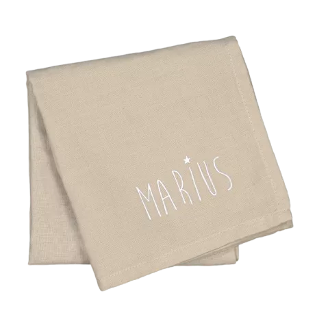 removable plain cover for swaddle mat, personalizable