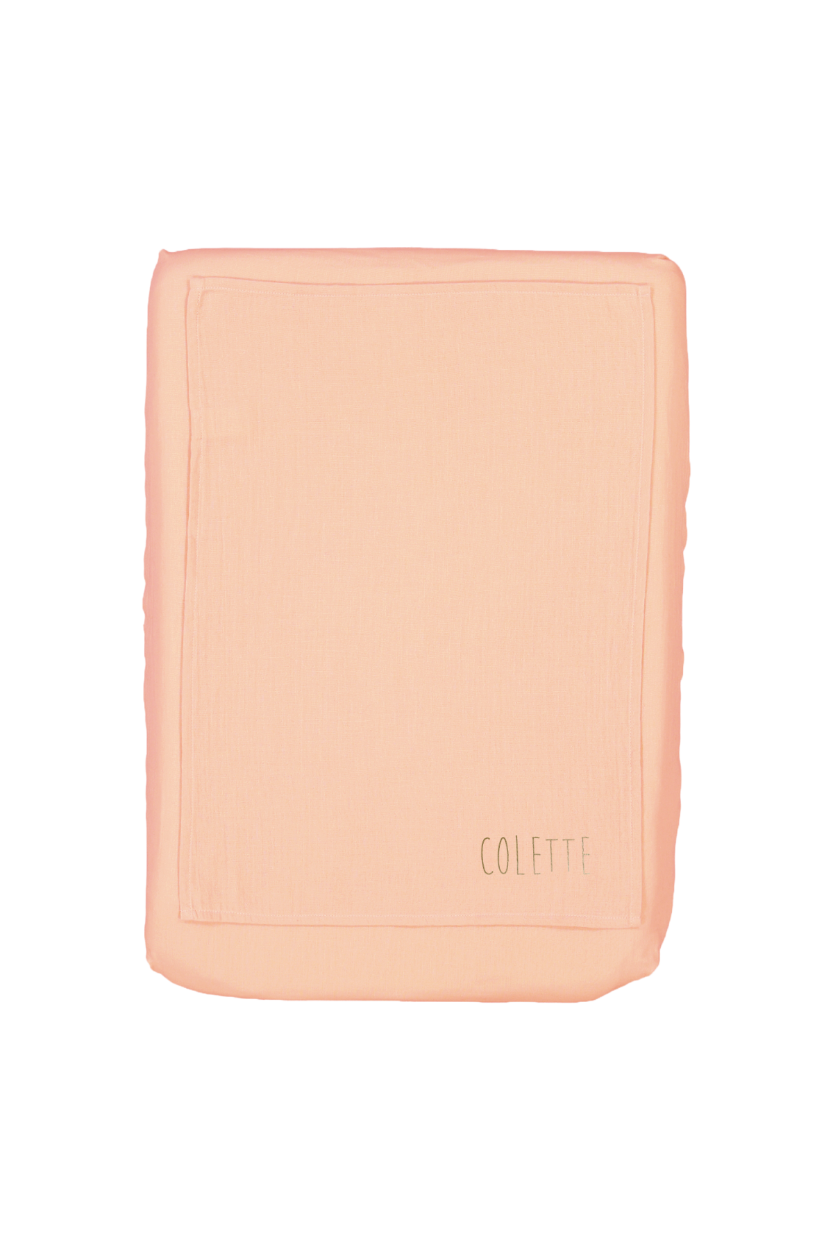 removable plain cover for changing mat, personalizable