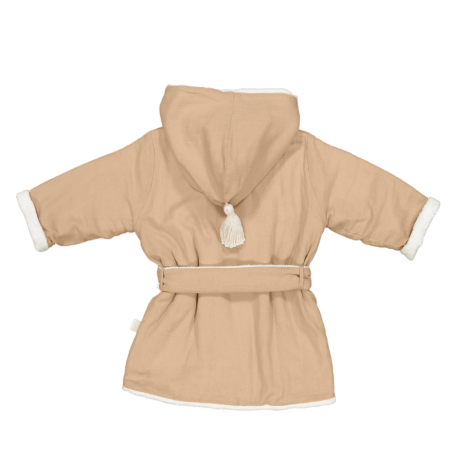 peignoir enfant à personnaliser en lange de coton bio