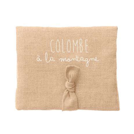 portamedallas de esquí personalizable en lino - idea de regalo original para niño