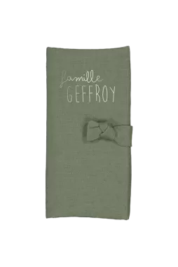 protector de libreta de familia personalizado en lino - idea de regalo de boda