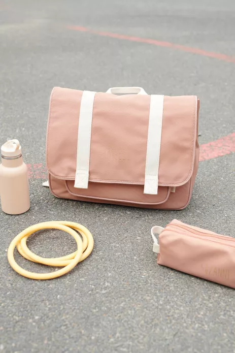 solid elementary school satchel - rigid and customizable
