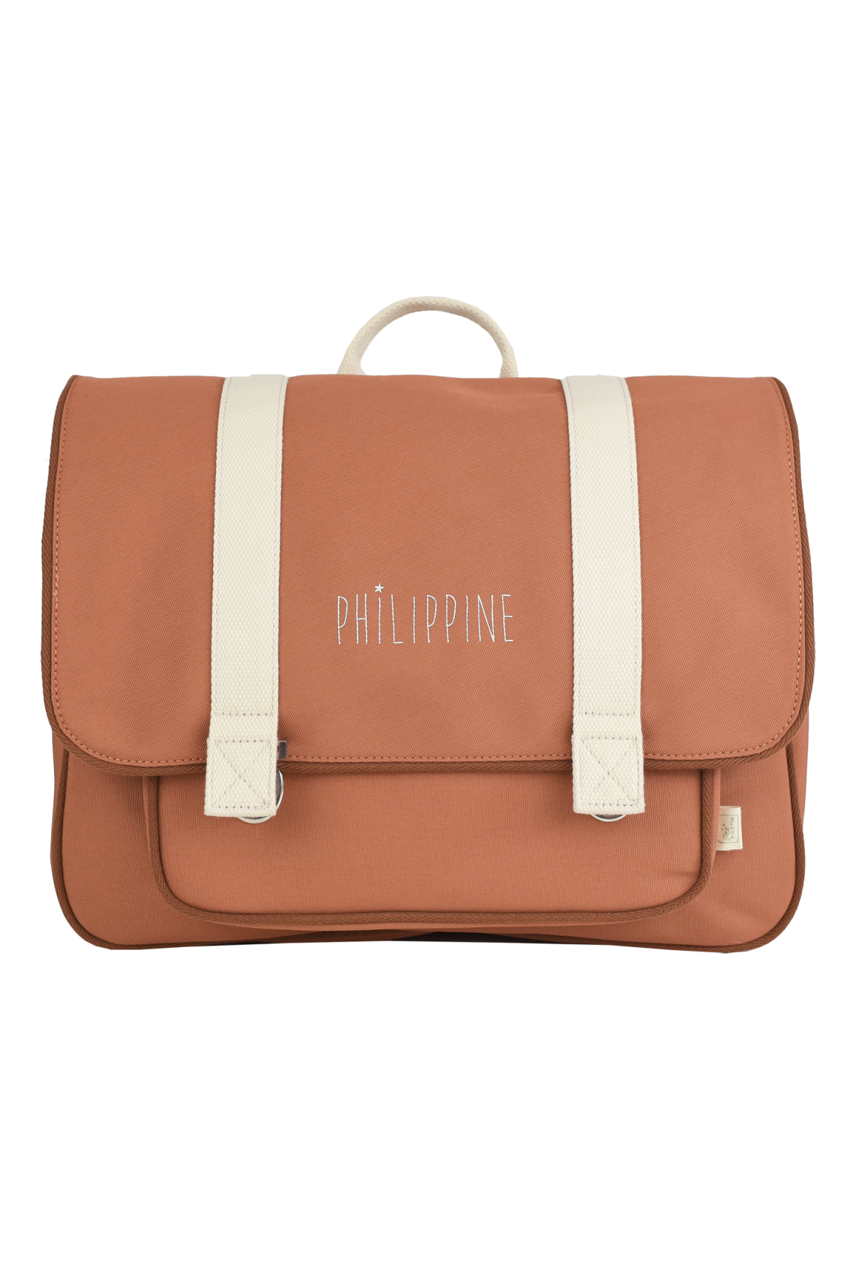 solid elementary school satchel - rigid and customizable