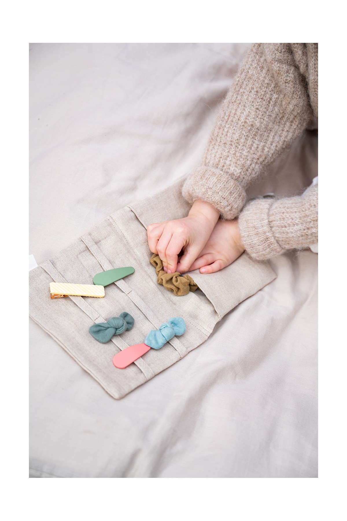 jolies barrettes plates en métal pour petites filles