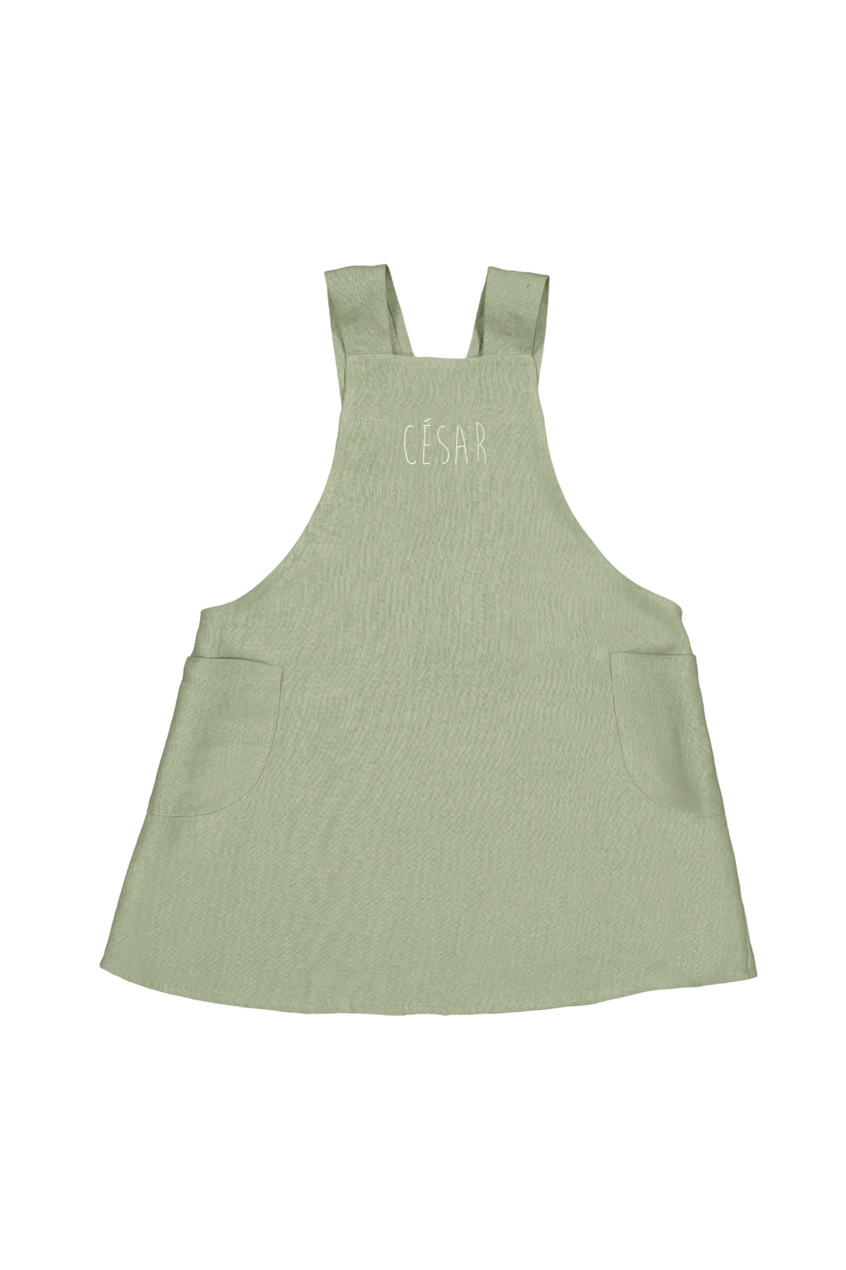 delantal de cocina de lino para niño - liso y bonito para personalizar - delantal japonés