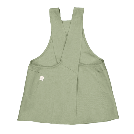 delantal de cocina de lino para niño - liso y bonito para personalizar - delantal japonés
